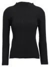 Issey Miyake Black Hatching Pleats Top