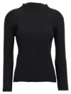 Issey Miyake Black Hatching Pleats Top