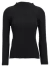 Issey Miyake Black Hatching Pleats Top In Black