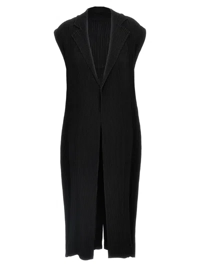 Issey Miyake Hatching Pleats Waistcoat
