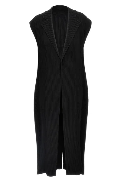 ISSEY MIYAKE ISSEY MIYAKE 'HATCHING PLEATS' VEST