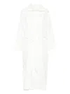 Issey Miyake Women Long Coat In White