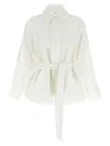 Issey Miyake White Hempen Jacket In Neutral