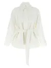 Issey Miyake White Hempen Jacket In White
