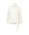 Issey Miyake White Hempen Jacket In Washi White