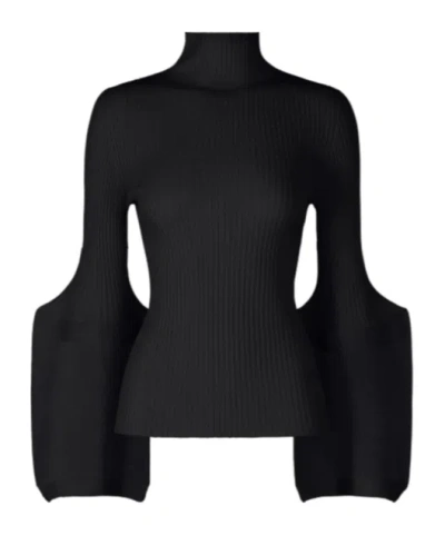 ISSEY MIYAKE ISSEY MIYAKE HIGH-NECK KNITTED JUMPER