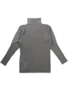 Issey Miyake High-neck Sweater In Grey