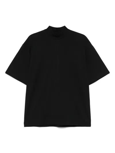 Issey Miyake High-neck T-shirt In Black