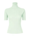 Issey Miyake Turtleneck Sweater In Green