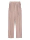 Issey Miyake High-waisted Pleated Trousers With Straight Leg Silhouette