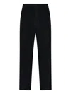 Issey Miyake High-waisted Pleated Trousers With Straight Leg Silhouette