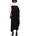 Issey Miyake Hit The Color Of A Medium-length Dress In Black
