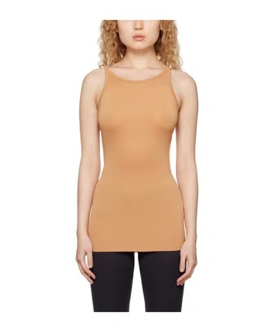 Issey Miyake Hollow-out Back Vest In Nude
