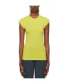 Issey Miyake Hollowed-out Plain Plain Short-sleeved T-shirt In Green