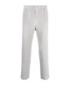 Issey Miyake Plissé-effect Straight-leg Trousers In White