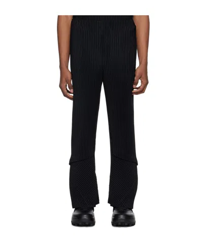 Issey Miyake Black Aerial Trousers In 15-black