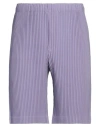 Issey Miyake Mc July Shorts In Purple