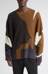 Issey Miyake Agate Sweater In Multi
