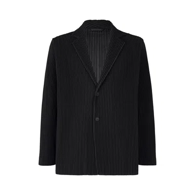 Pre-owned Issey Miyake Homme Plissé  Basics Jacket 'black' | Men's Size 2