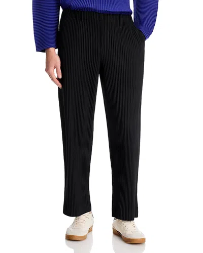 Issey Miyake Homme Plisse  Basics Pants In Black