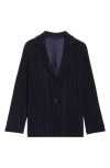 Issey Miyake Plissé Notched Blazer - Men's - Polyester