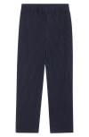Issey Miyake Homme Plissé  Basics Pleated Straight Leg Pants In Black