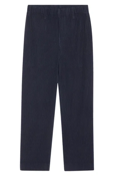 Issey Miyake Homme Plissé  Basics Pleated Straight Leg Pants