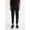 Issey Miyake Homme Plissé  Basics Pleated Straight Leg Pants In Black