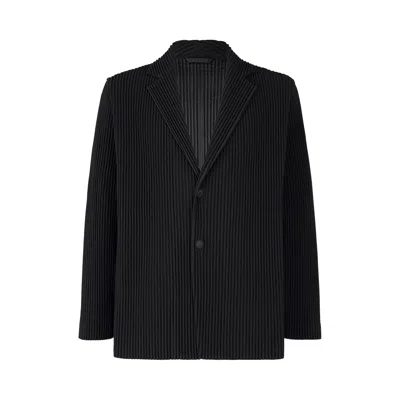 Pre-owned Issey Miyake Homme Plissé  Basics Shirt 'black' | Men's Size 2