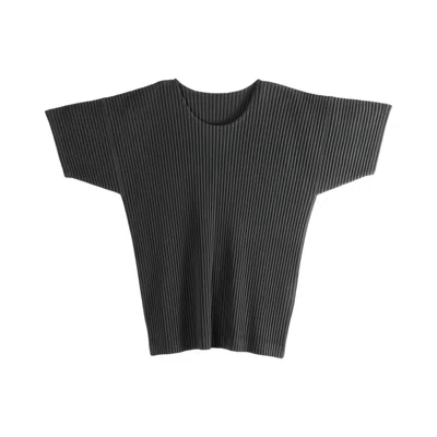Pre-owned Issey Miyake Homme Plissé  Basics T-shirt 'black' | Men's Size 3