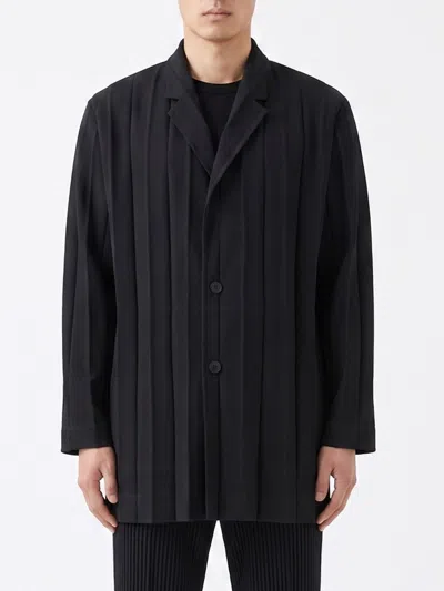 Issey Miyake Homme Plisse'  Jacket Men In Blue