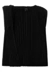Issey Miyake Gray Pocket Bag In Black
