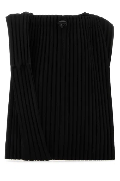 Issey Miyake Homme Plisse'  Black Fabric Crossbody Bag