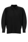 Issey Miyake Black Monthly Color January Polo In Black