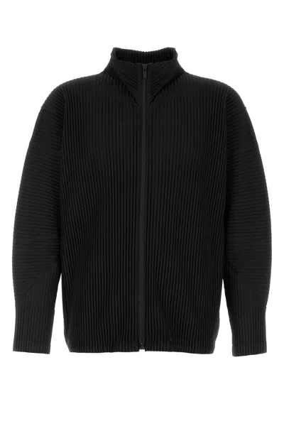 ISSEY MIYAKE FELPA IN POLIESTERE NERO  UOMO