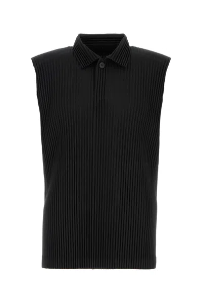 Issey Miyake Homme Plisse'  Black Polyester Vest