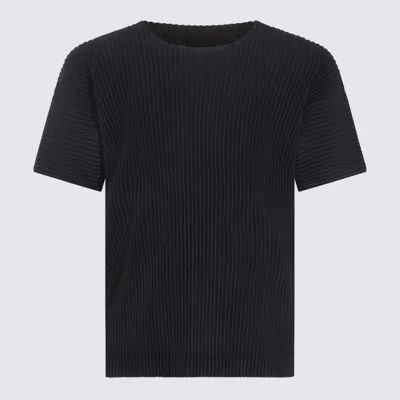 ISSEY MIYAKE HOMME PLISSÉ ISSEY MIYAKE BLACK T-SHIRT