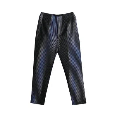 Pre-owned Issey Miyake Homme Plissé  Blend Of Lights Pants 'blue' | Men's Size 3