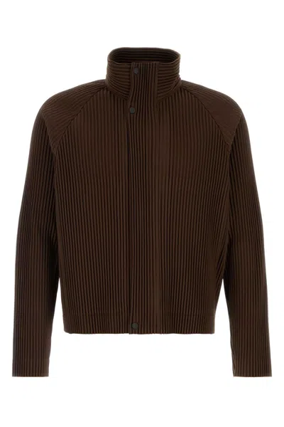 Issey Miyake Homme Plisse'  Chocolate Polyester Sweatshirt In Multi