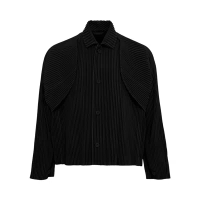 Pre-owned Issey Miyake Homme Plissé  Cover And Fold Blouson 'black' | Men's Size 3