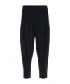 Issey Miyake Navy Blue Polyester Pant