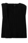 Issey Miyake Gray Pocket Bag In Black
