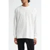 Issey Miyake Homme Plissé  Invitation Long Sleeve Graphic T-shirt In White