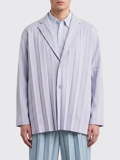Issey Miyake Homme Plisse'  Jacket Men In Blue