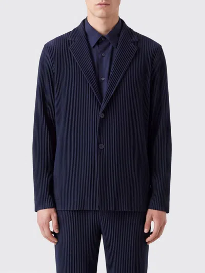 Issey Miyake Homme Plisse'  Jacket Men Color Blue