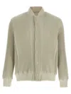 Issey Miyake Kersey Pleats Casual Jackets And Parka Beige