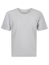 Issey Miyake Homme Plisse'  Men Long Sleeve Roundneck T-shirt In Gray