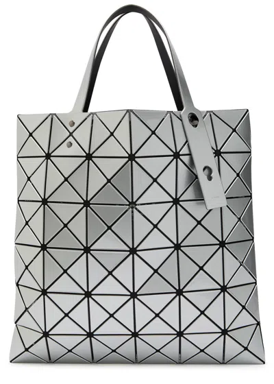 Issey Miyake Homme Plissé  Lucent Pvc Tote In Silver