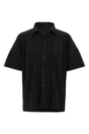 Issey Miyake Black Pleated Fabric Mc April Shirt