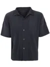 Issey Miyake Pleated Short-sleeve Shirt